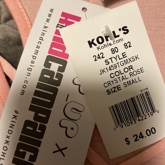 Pop Up Kind Campaign Blush Rose “The Answer Is Love” Tank Top NWT - Picture 8 of 9